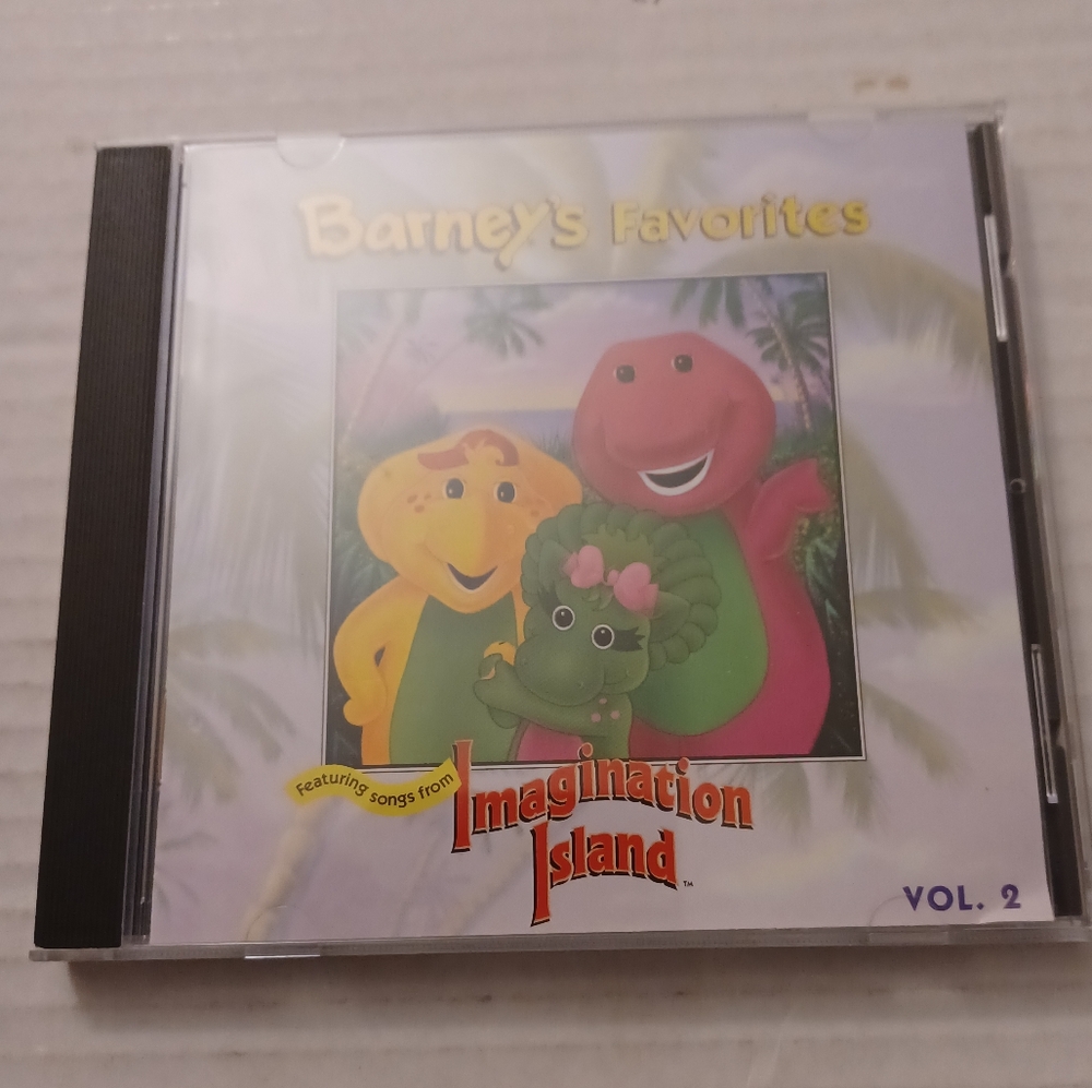 4/$40 Barney's Favorites Vol. 2 - Imagination Island - CD
